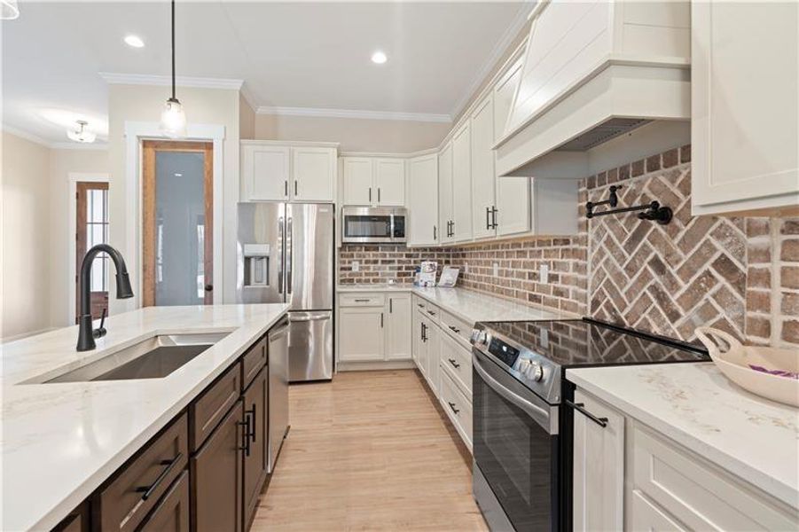 Furnished interior view inside a new home in , Carrollton (Image 8).