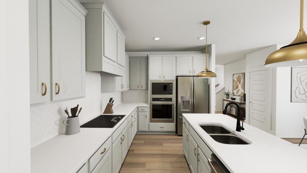 Furnished interior view inside a new home in Golden Gate, High Point (Image 7).