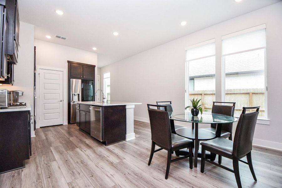 Furnished interior view inside a new home in , Richmond (Image 13).