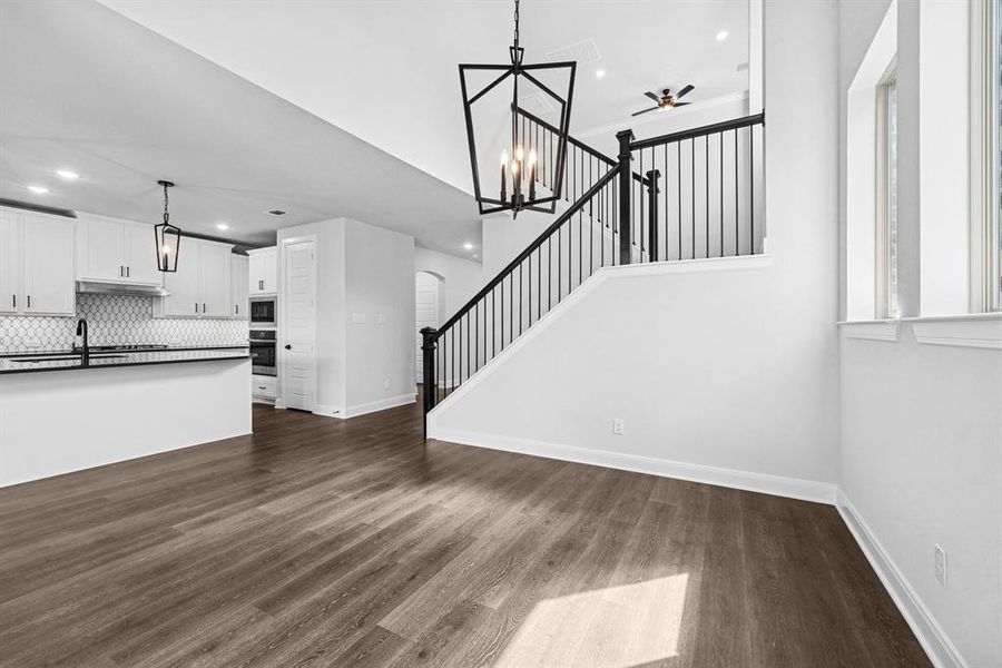 Spacious, unfurnished interior of a new home in South Pointe  Cottage Series, Mansfield (Image 22).