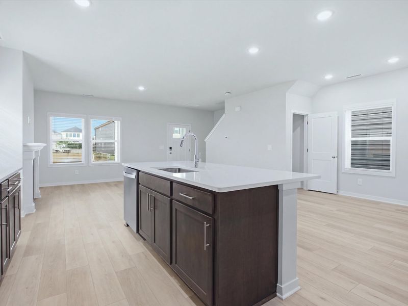 Furnished interior view inside a new home in Marshburn Landing - Bungalow Series, Wendell (Image 5).