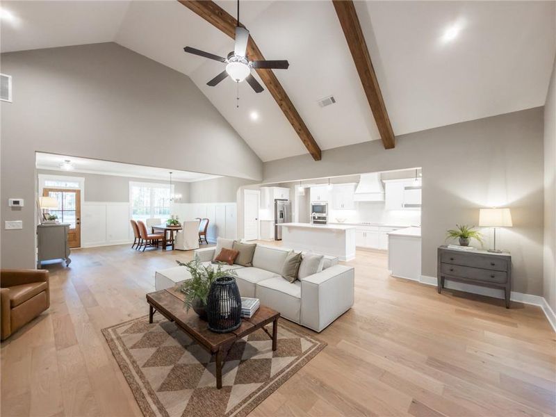 Furnished interior view inside a new home in , Social Circle (Image 7).