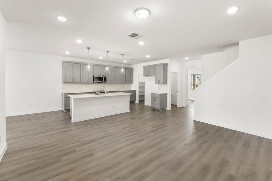 Open Kitchen-Living Room Representative Photo featuring the Milan Collection
