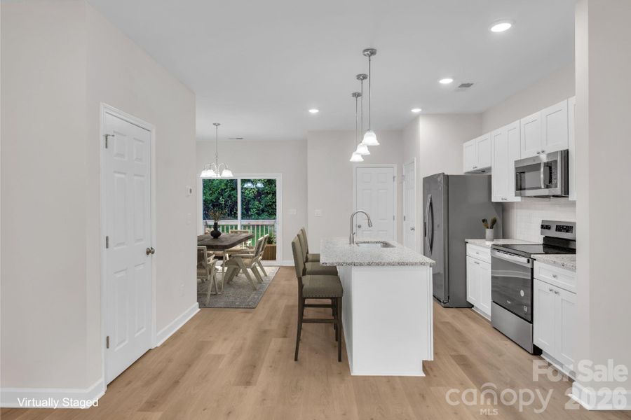 Furnished interior view inside a new home in , Statesville (Image 10).