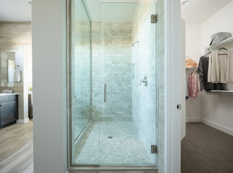 Furnished interior view inside a new home in Elegance at Eastmark, Mesa (Image 45).