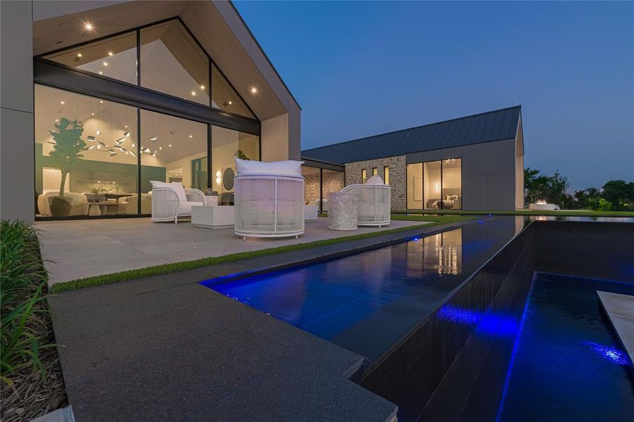Exterior details and patio area of a home in , Westlake (Image 3).