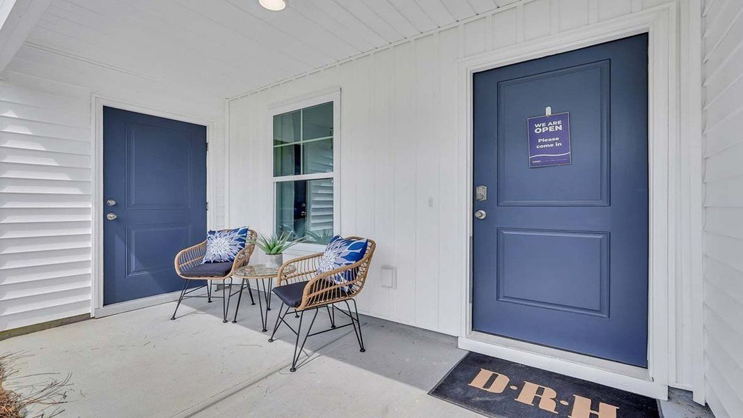 Exterior details and patio area of a home in Longleaf Village, Rincon (Image 2).