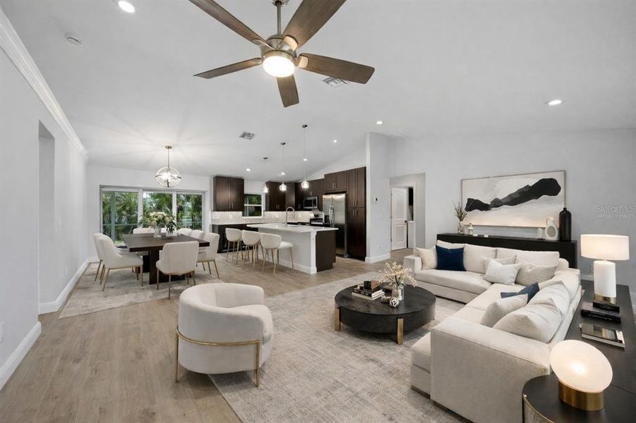 Furnished interior view inside a new home in , Port Charlotte (Image 5).