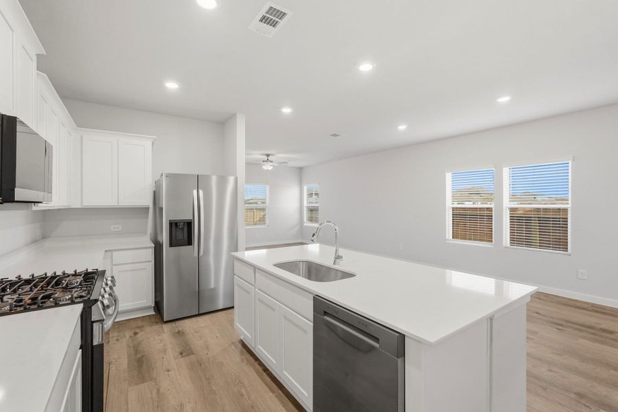 Furnished interior view inside a new home in Paloma at Sanford Farms, Waller (Image 7).