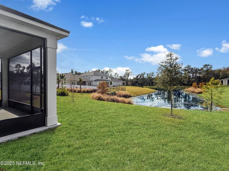 Exterior details and patio area of a home in RiverTown - Ravines, St. Johns (Image 19).