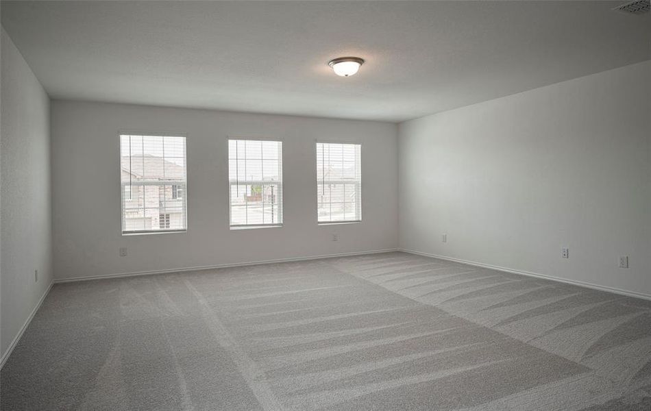 *floorplan representation, not actual home - Flexible living space off entryway, can be used as a study