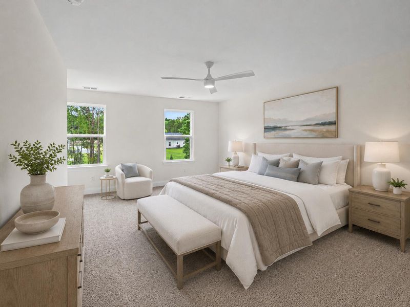 Furnished interior view inside a new home in , Holly Hill (Image 10). Furnished interior view inside a new home in , Holly Hill (Image 10).
