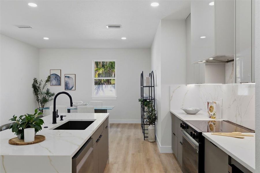 Furnished interior view inside a new home in , Tampa (Image 11).