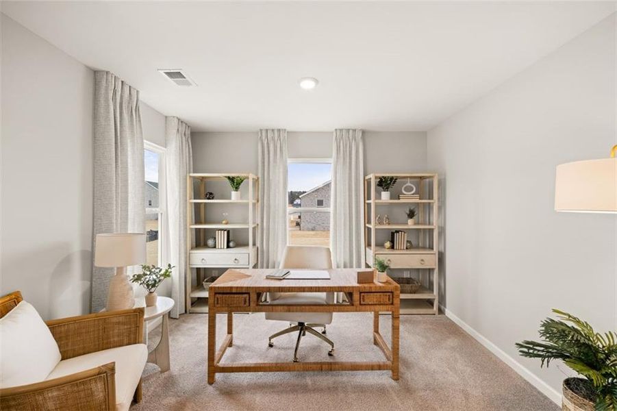Furnished interior view inside a new home in Westland, Bogart (Image 45).