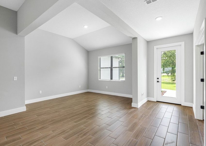 Incredible front entry way into the Lido Key