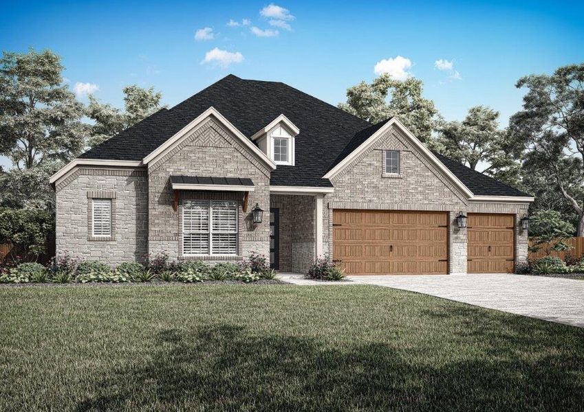 Exterior elevation of the Princeton C. Exterior elevation of the Princeton C.