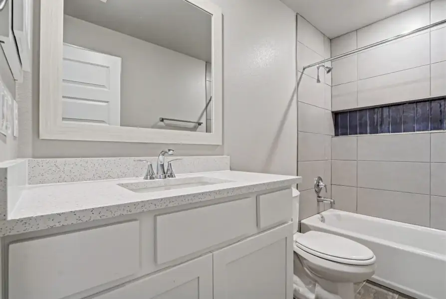 Furnished interior view inside a new home in Paseo del Este, El Paso (Image 16). Furnished interior view inside a new home in Paseo del Este, El Paso (Image 16).