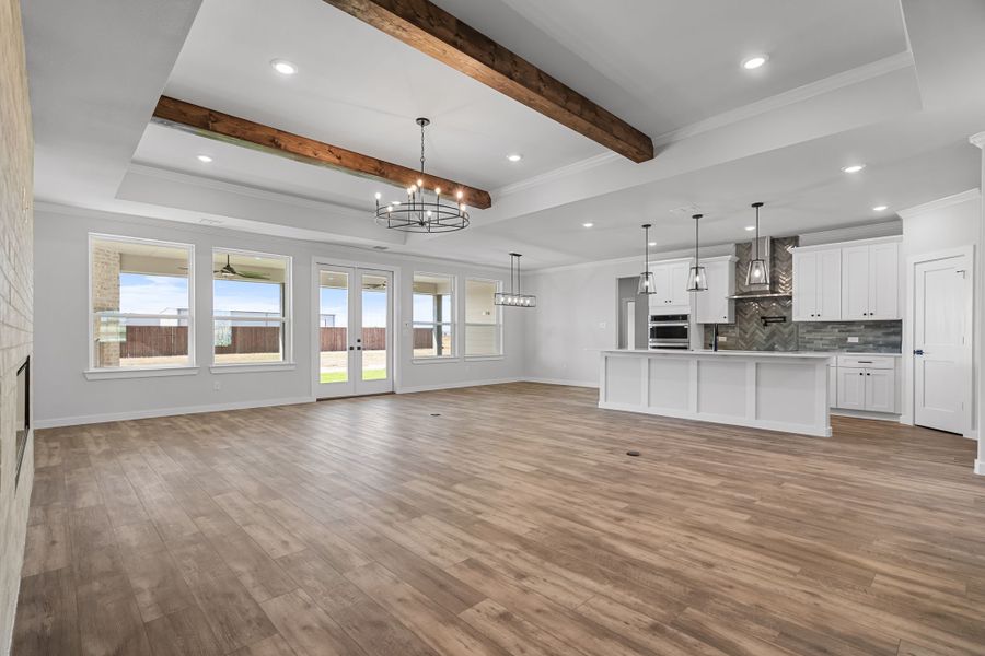 Representative unfurnished interior of a home built from the The Magnolia II by RED GABLE HOMES in Green Prairie Estates, Northlake (Image 23).