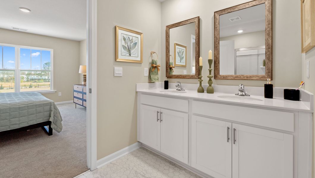 Furnished interior view inside a new home in Tanglewood Townes, Greenville (Image 25).