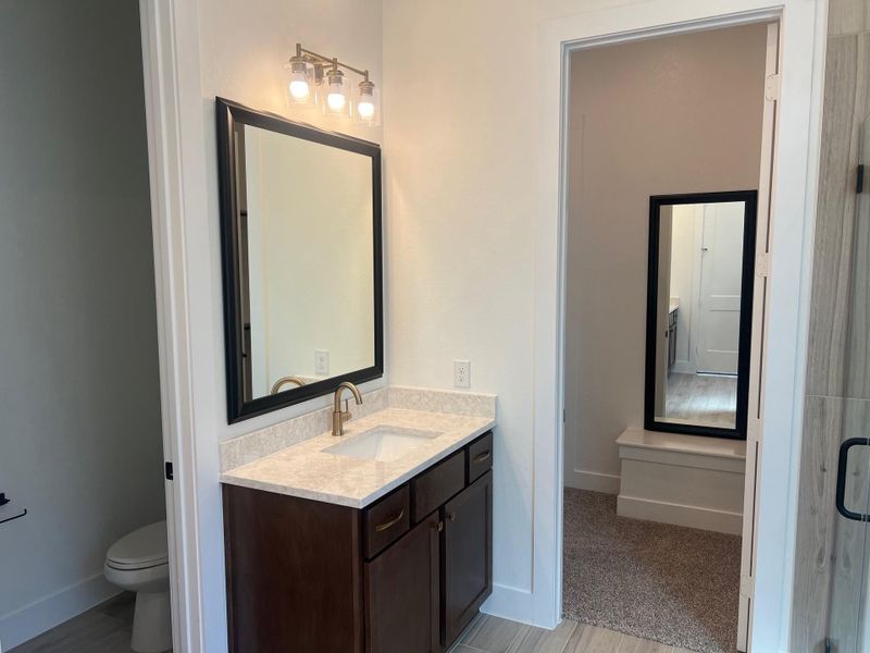 Furnished interior view inside a new home in Wood Leaf Reserve, Tomball (Image 3).