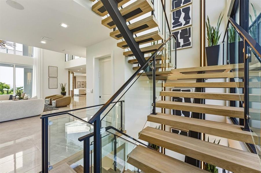 Furnished interior view inside a new home in Legends Bay, Bradenton (Image 60).