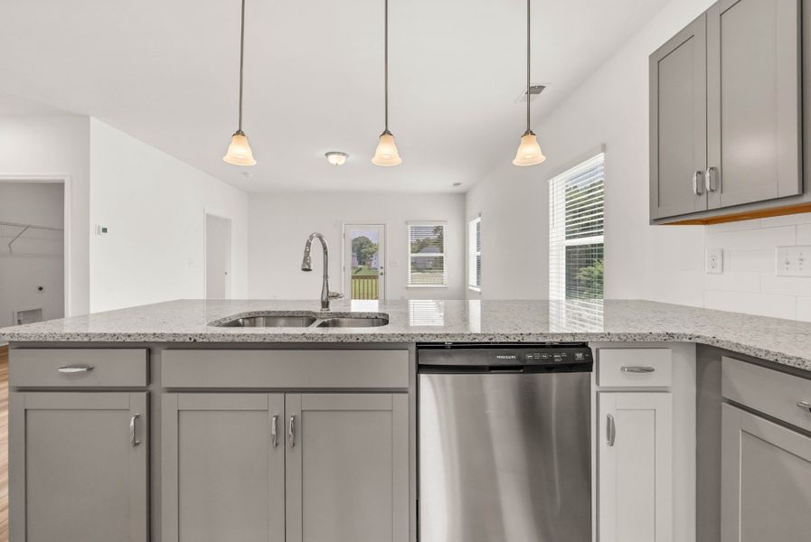 Furnished interior view inside a new home in The Oaks, Clarksville (Image 6). Furnished interior view inside a new home in The Oaks, Clarksville (Image 6).