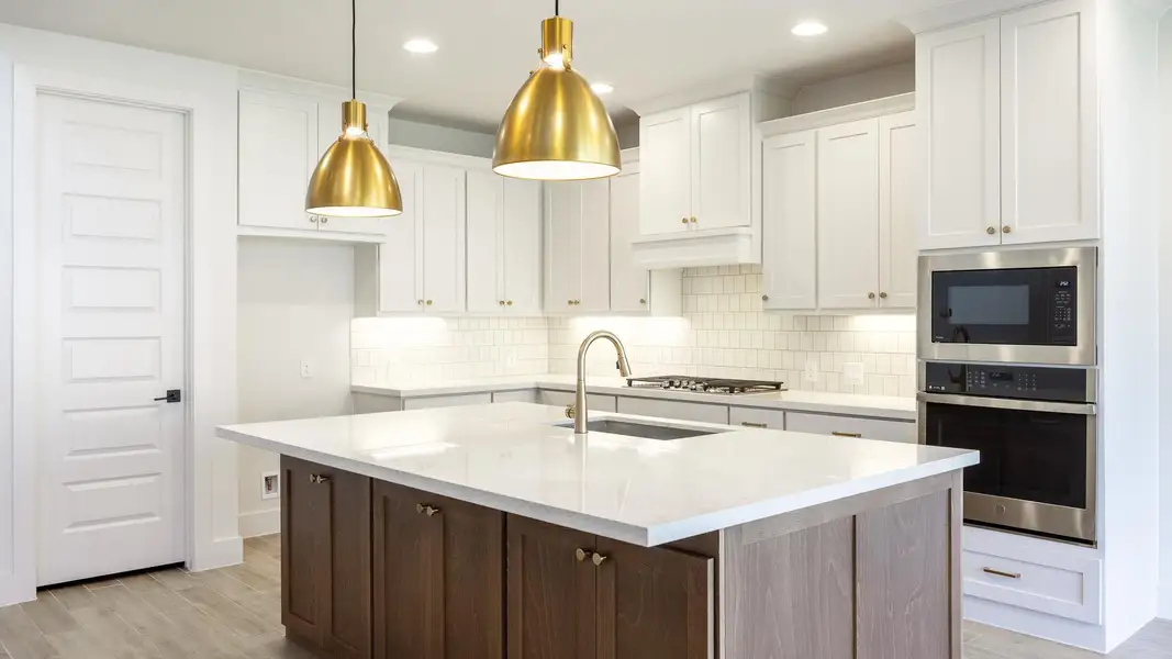 Furnished interior view inside a new home in Palmera Ridge 60', Leander (Image 11).