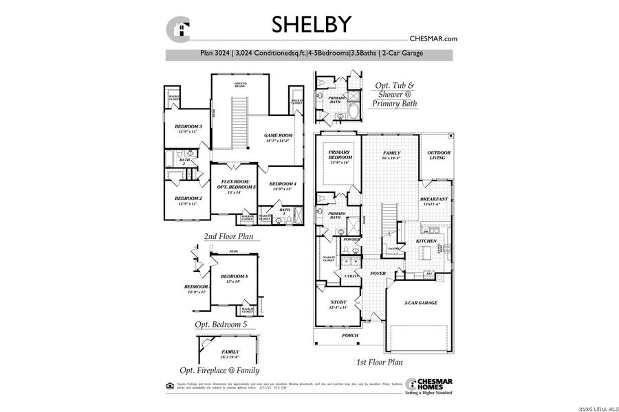 2D floor plan layout of this home in Buffalo Crossing, Cibolo, TX (Image 3). 2D floor plan layout of this home in Buffalo Crossing, Cibolo, TX (Image 3).