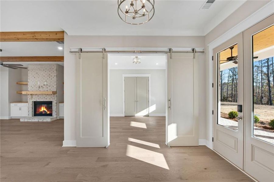 Spacious, unfurnished interior of a new home in , Hiram (Image 45).