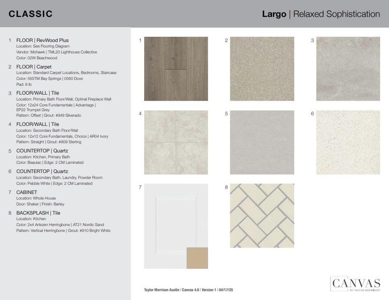 213 Amber Oak Lane design selections! This home is currently under construction and selections are subject to change