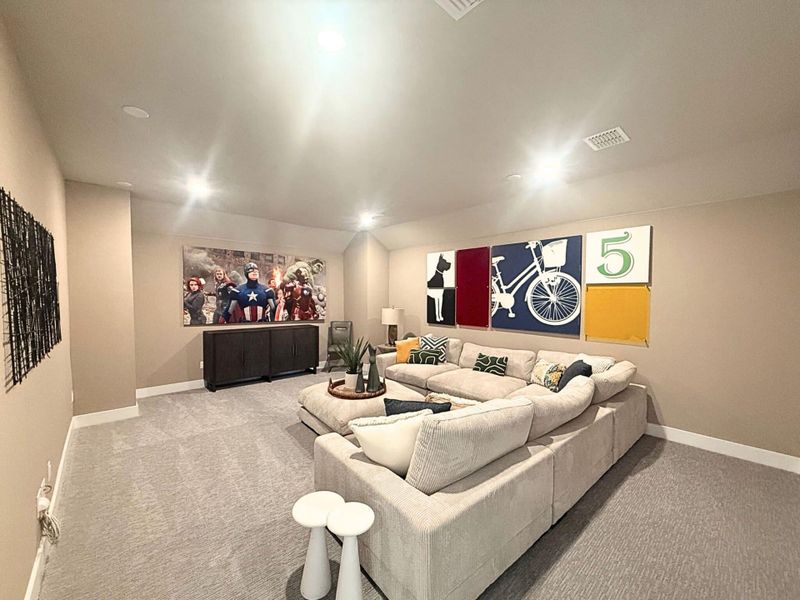 Furnished interior view inside a new home in Crescent Bluff, Georgetown (Image 28).