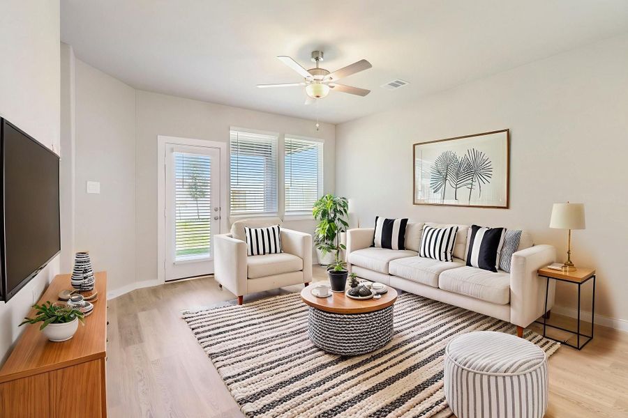 Photo is not of the actual home, but is an inspirational photo of builder’s model home and may depict options, furnishings, and/or decorator features that are not included Photo is not of the actual home, but is an inspirational photo of builder’s model home and may depict options, furnishings, and/or decorator features that are not included