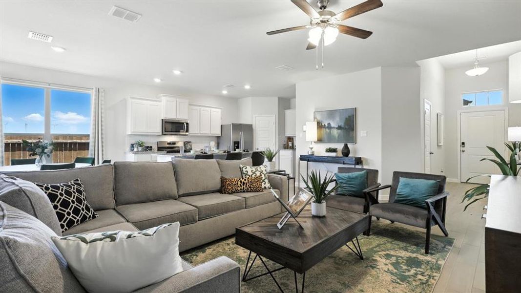 Furnished interior view inside a new home in Vista Point, Grandview (Image 5).