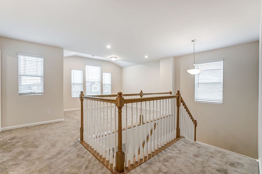 Stairs and loft area