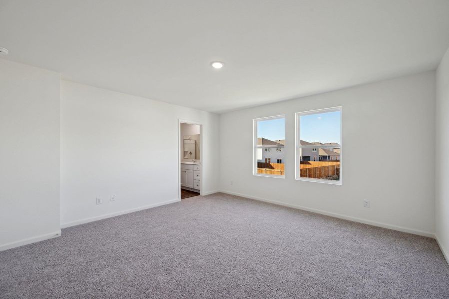 Spacious, unfurnished interior of a new home in Elm Park, Austin (Image 28). Spacious, unfurnished interior of a new home in Elm Park, Austin (Image 28).