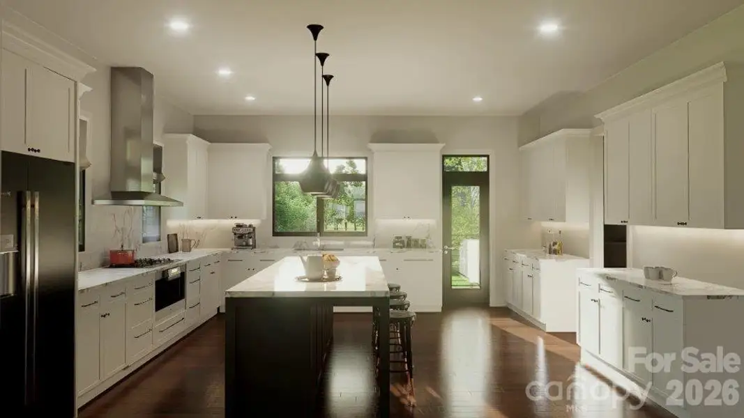 Furnished interior view inside a new home in , New London (Image 4).