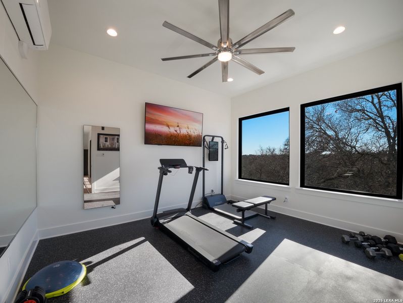 Furnished interior view inside a new home in , Bulverde (Image 8).