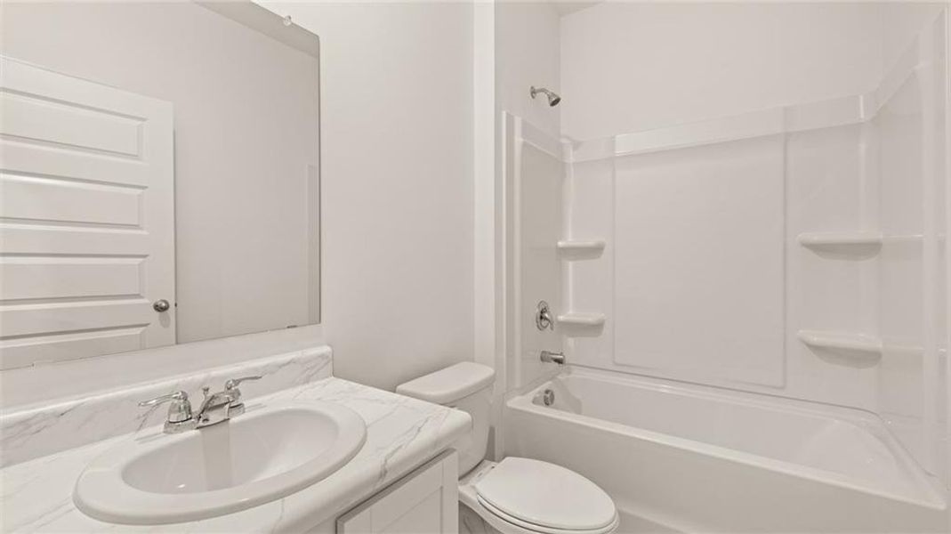 Furnished interior view inside a new home in Fox Crossing, Griffin (Image 15). Furnished interior view inside a new home in Fox Crossing, Griffin (Image 15).