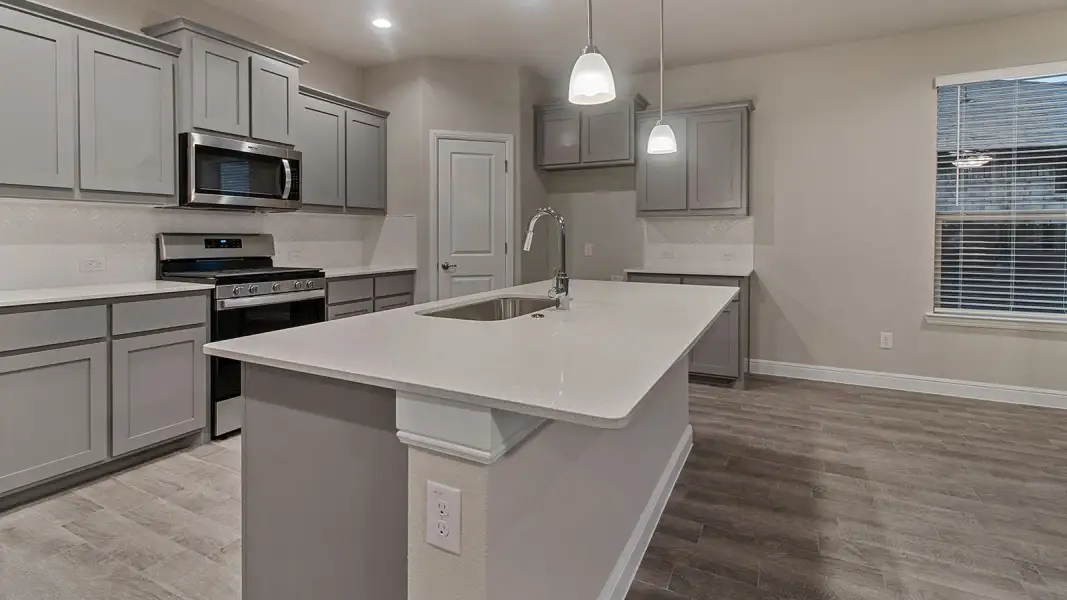 Furnished interior view inside a new home in Bluestem, Rhome (Image 5).