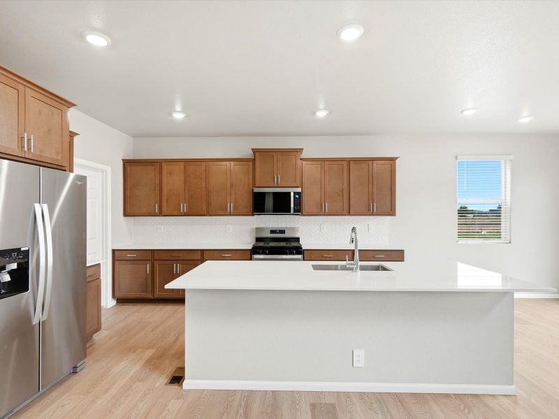 Furnished interior view inside a new home in Poudre Heights: The Alpine Collection, Windsor (Image 5).