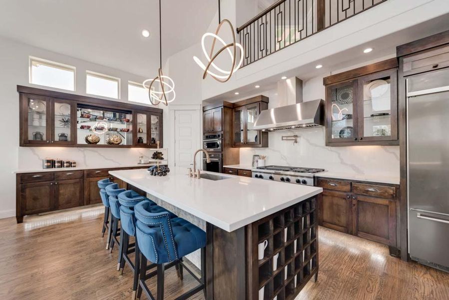 Representative furnished interior of a home built from the Lake Forest by Grand Homes in Grand Oaks, Celina (Image 9).