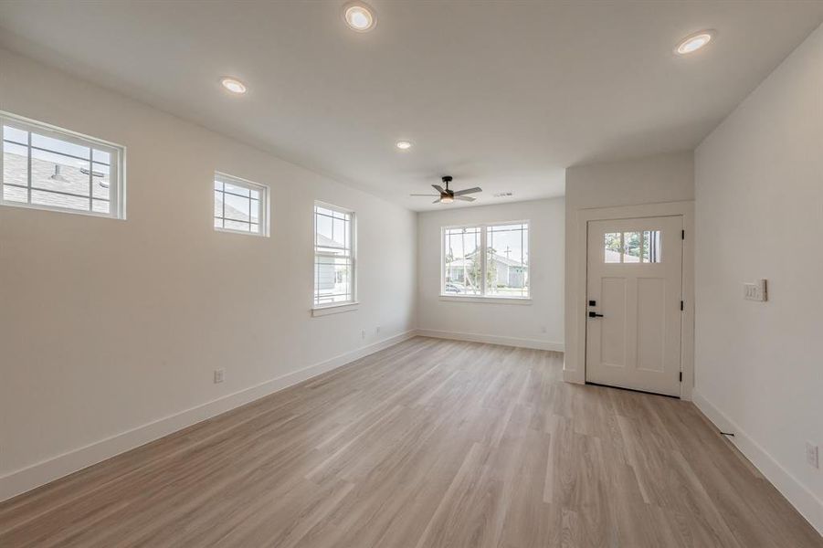 Spacious, unfurnished interior of a new home in , Fort Worth (Image 19). Spacious, unfurnished interior of a new home in , Fort Worth (Image 19).