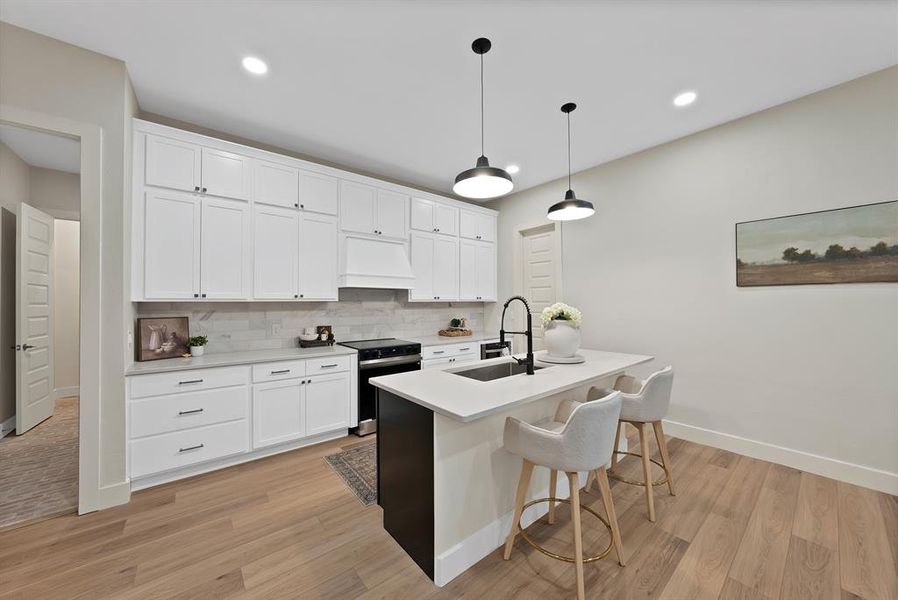 Furnished interior view inside a new home in , Princeton (Image 11).
