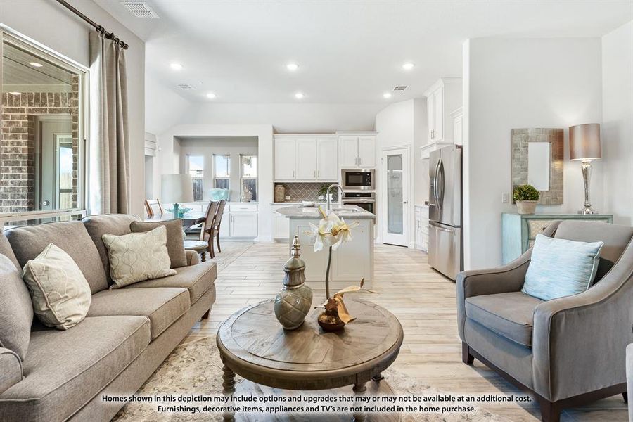 Furnished interior view inside a new home in North Grove, Waxahachie (Image 23).