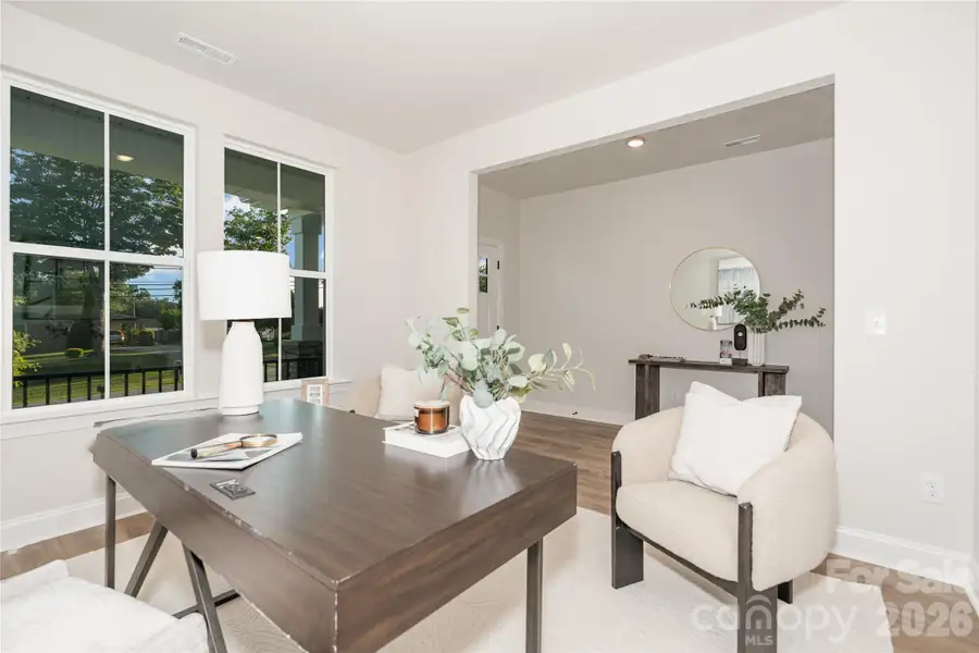 Furnished interior view inside a new home in , Charlotte (Image 3). Furnished interior view inside a new home in , Charlotte (Image 3).
