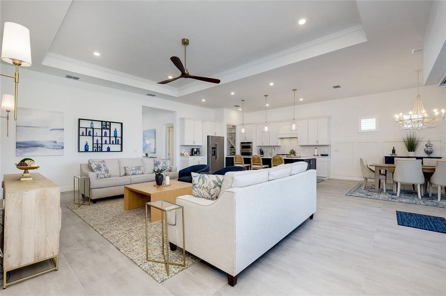 Furnished interior view inside a new home in , Englewood (Image 47).