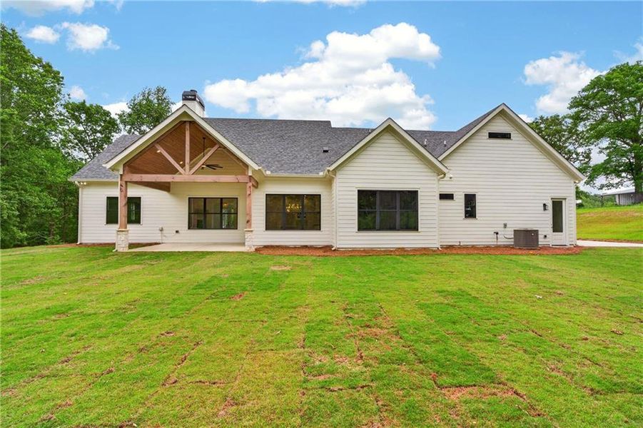 Exterior details and patio area of a home in , Ellijay (Image 3). Exterior details and patio area of a home in , Ellijay (Image 3).