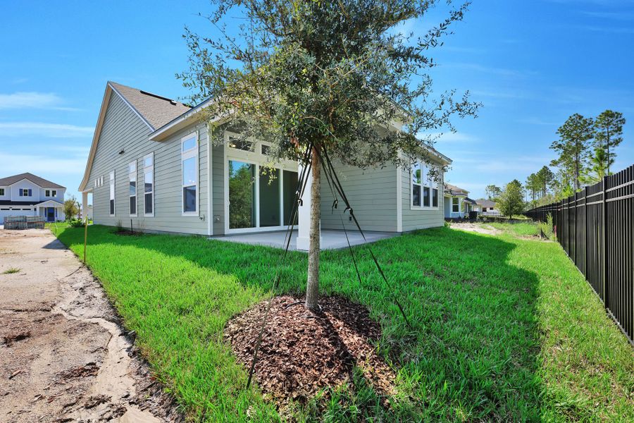 Representative exterior details of a home built from the Naples ll by Riverside Homes in Mariposa at EverRange, Jacksonville (Image 31).