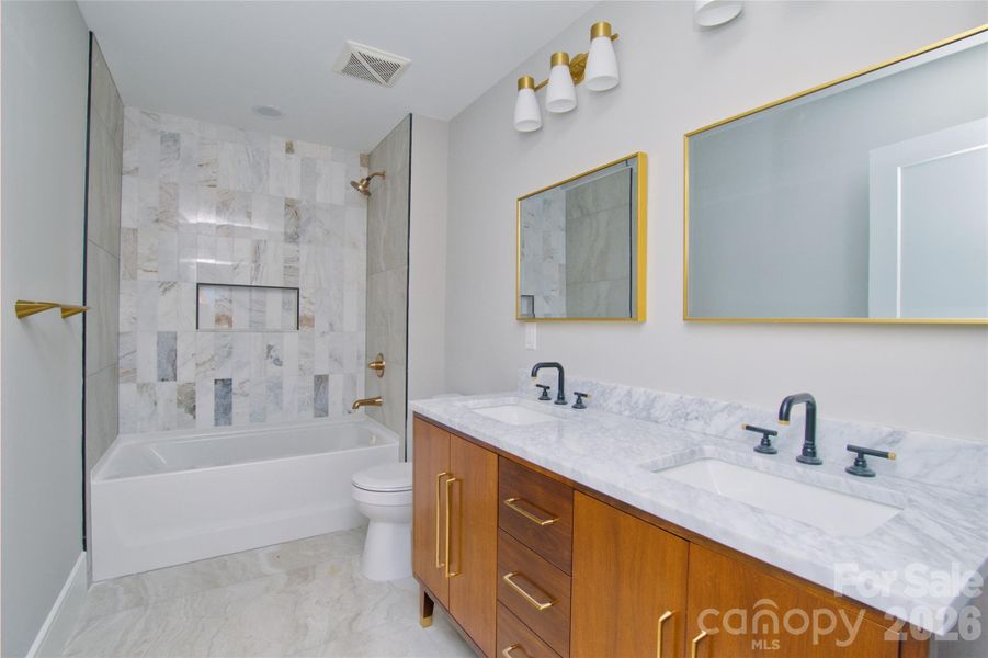 Furnished interior view inside a new home in , Charlotte (Image 9).
