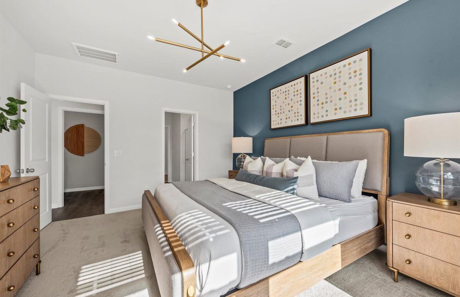 Furnished interior view inside a new home in , Summerville (Image 15).